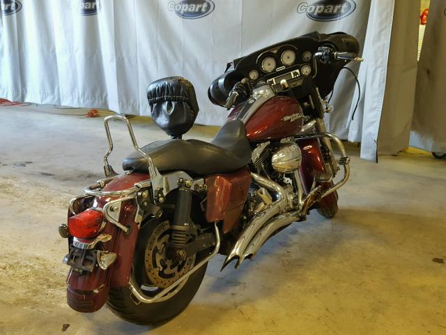 1HD1KB4188Y612441 - 2008 HARLEY-DAVIDSON FLHX RED photo 4