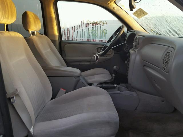 1GNDT13S882143684 - 2008 CHEVROLET TRAILBLAZE GRAY photo 5