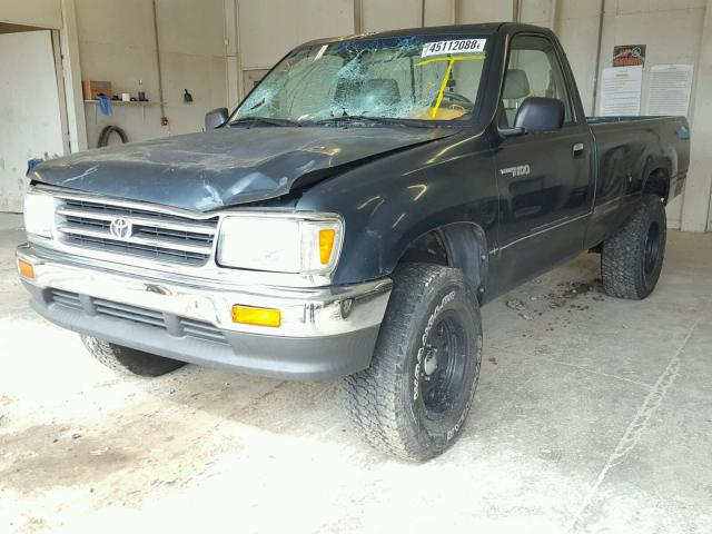 JT4VD21E6S0006467 - 1995 TOYOTA T100 DX GREEN photo 2