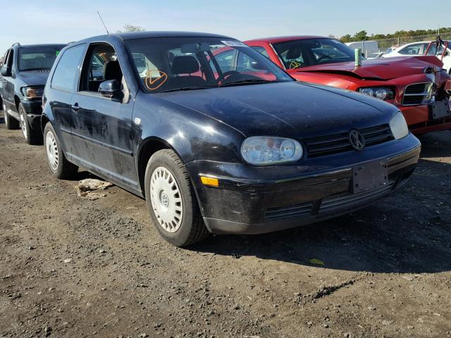 9BWBK61J824004103 - 2002 VOLKSWAGEN GOLF GL BLACK photo 1