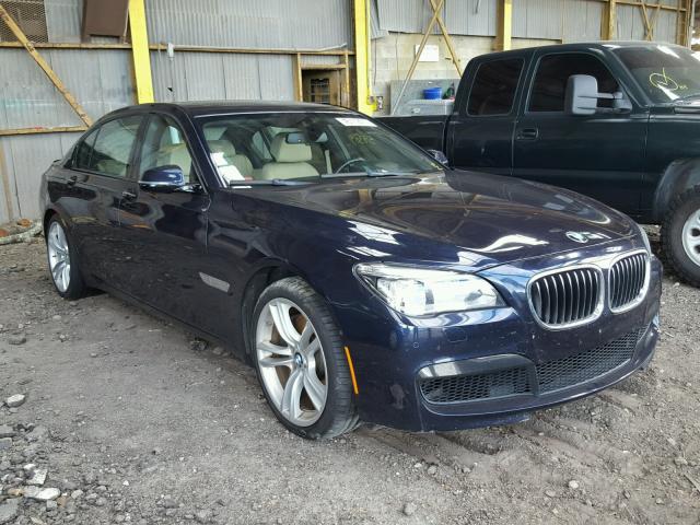 WBAYE8C58ED134634 - 2014 BMW 750 BLUE photo 1