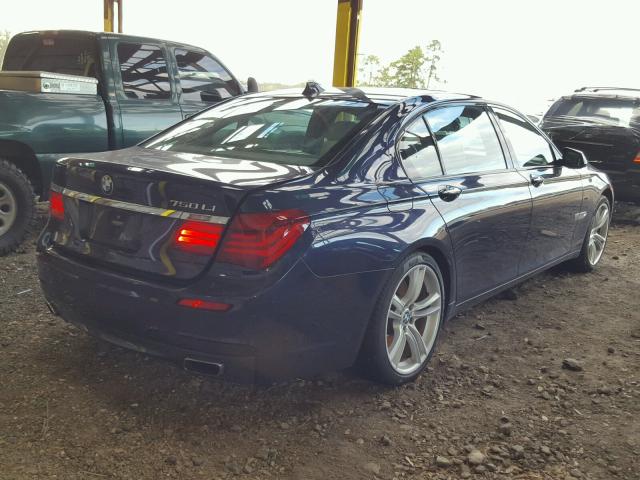 WBAYE8C58ED134634 - 2014 BMW 750 BLUE photo 4