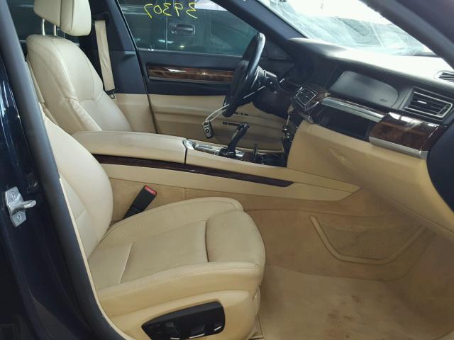 WBAYE8C58ED134634 - 2014 BMW 750 BLUE photo 5
