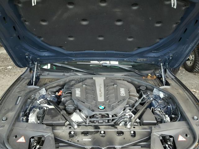 WBAYE8C58ED134634 - 2014 BMW 750 BLUE photo 7