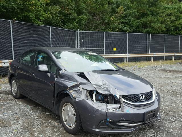 2HGFB2F64DH528526 - 2013 HONDA CIVIC HF GRAY photo 1