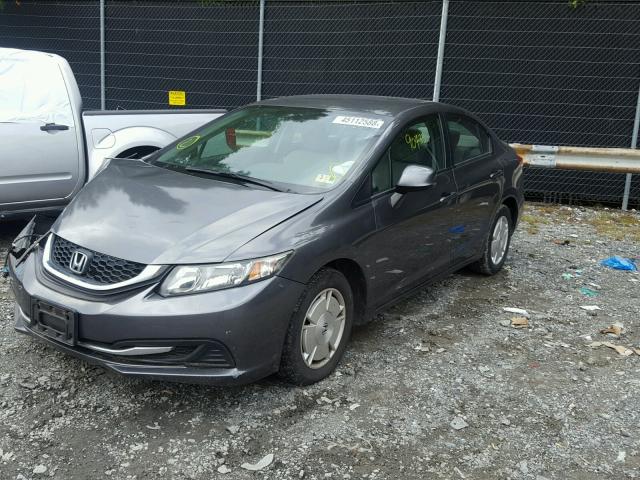 2HGFB2F64DH528526 - 2013 HONDA CIVIC HF GRAY photo 2