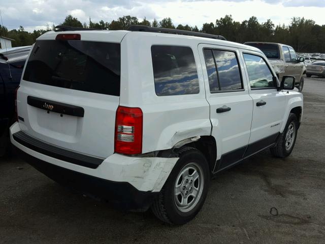 1C4NJPBB6FD164364 - 2015 JEEP PATRIOT WHITE photo 4