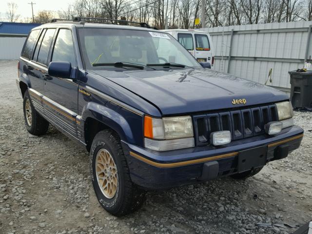 1J4GZ78Y4PC546116 - 1993 JEEP GRAND CHER BLUE photo 1