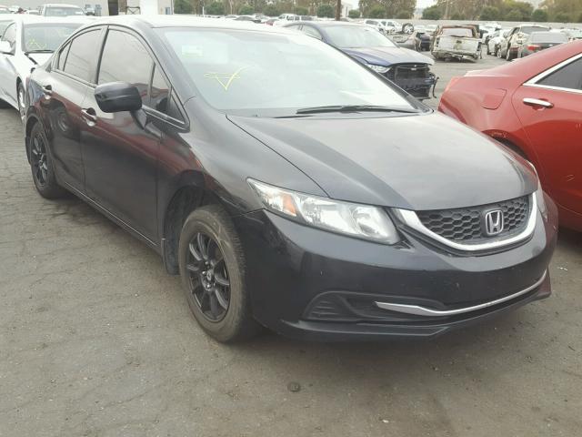 19XFB2F51EE224895 - 2014 HONDA CIVIC LX BLACK photo 1