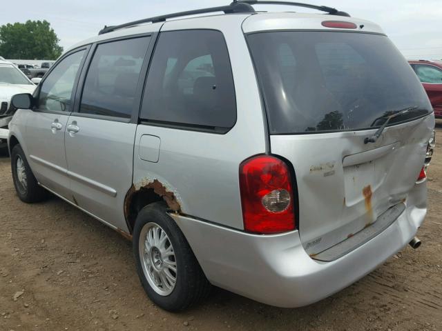 JM3LW28AX30342152 - 2003 MAZDA MPV WAGON SILVER photo 3