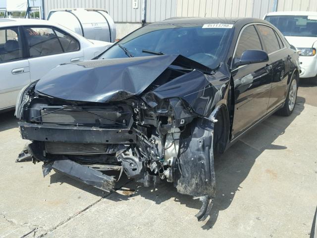 1G1ZH57BX8F200552 - 2008 CHEVROLET MALIBU 1LT შავი ფოტო 2