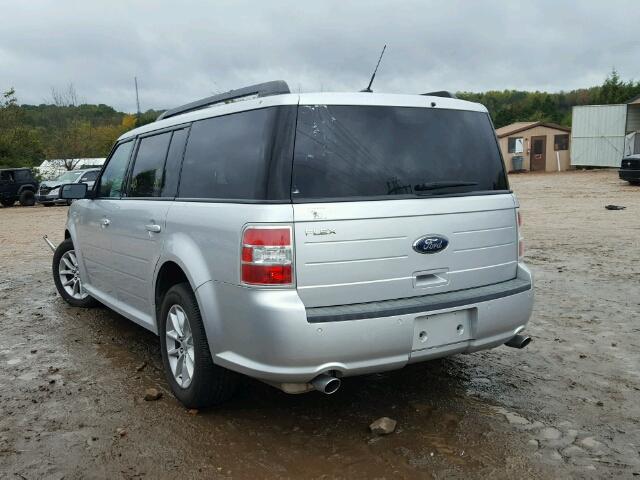 2FMGK5B88DBD17971 - 2013 FORD FLEX SE SILVER photo 3