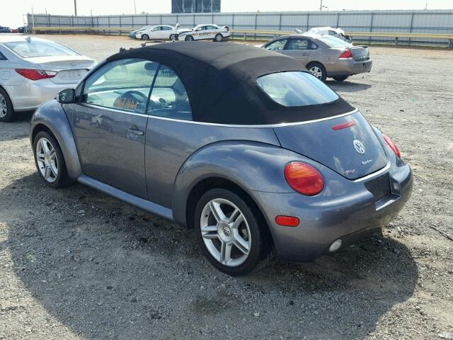 3VWCD31Y25M307551 - 2005 VOLKSWAGEN NEW BEETLE Boz foto 3