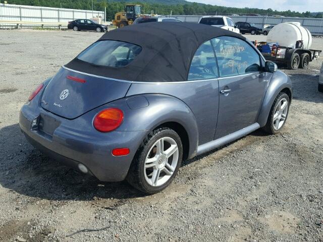 3VWCD31Y25M307551 - 2005 VOLKSWAGEN NEW BEETLE Boz foto 4