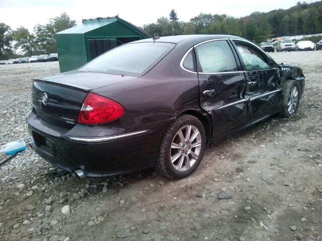 2G4WN58C481166332 - 2008 BUICK LACROSSE S BLACK photo 4