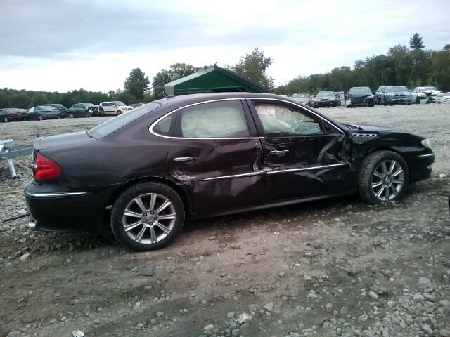 2G4WN58C481166332 - 2008 BUICK LACROSSE S BLACK photo 9