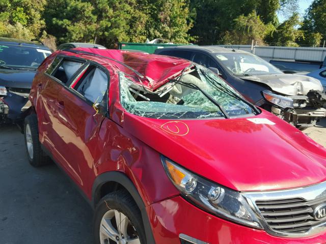 KNDPB3A2XD7470902 - 2013 KIA SPORTAGE B RED photo 9