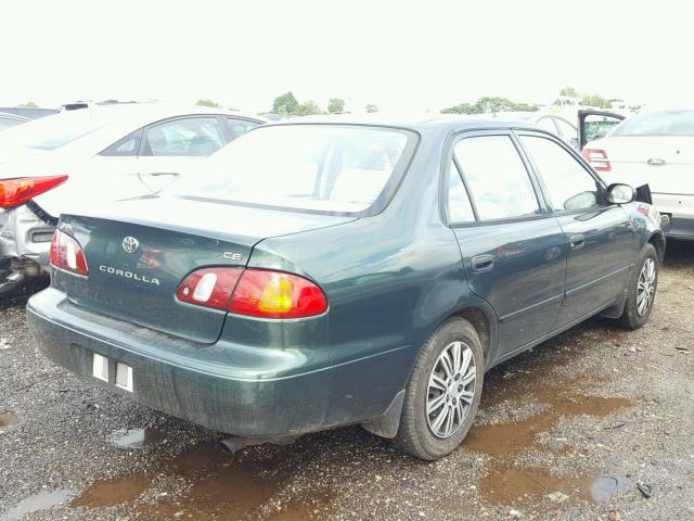 2T1BR12EXYC352808 - 2000 TOYOTA COROLLA VE GREEN photo 4