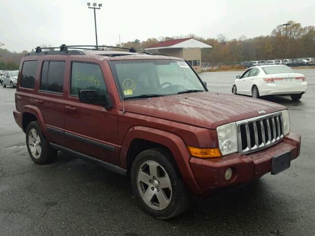 1J8HG48P17C528610 - 2007 JEEP COMMANDER BURGUNDY photo 1