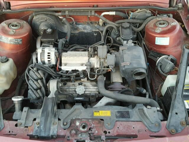 1G3AL54N9N6345238 - 1992 OLDSMOBILE CUTLASS CI 勃艮第红 照片 7