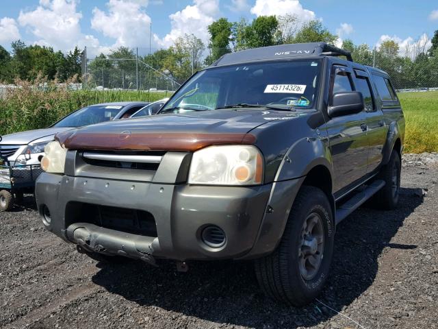 1N6ED27Y03C465931 - 2003 NISSAN FRONTIER C GREEN photo 2