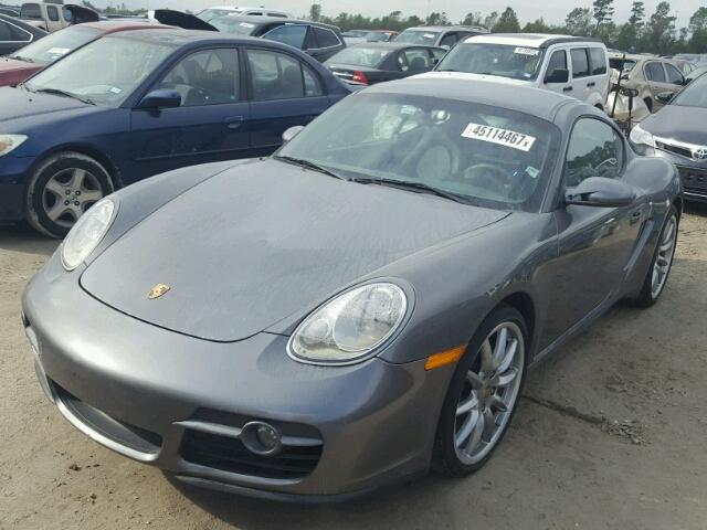 WP0AA29838U761194 - 2008 PORSCHE CAYMAN S GRAY photo 2