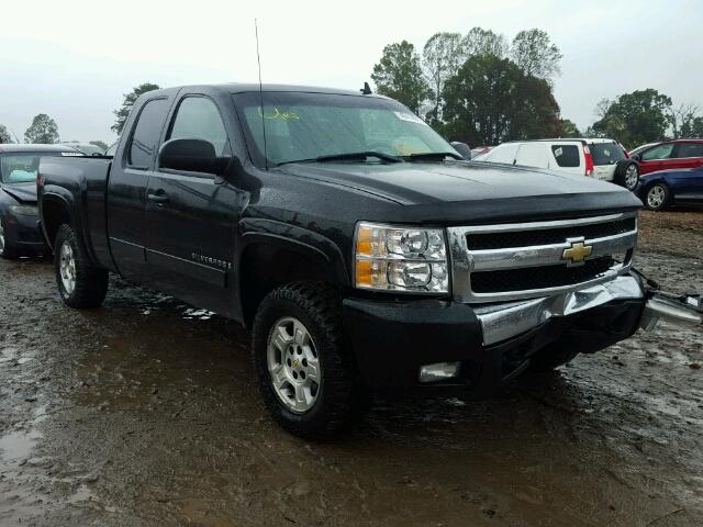 2GCEK19J771663873 - 2007 CHEVROLET SILVERADO BLACK photo 1