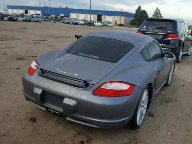 WP0AB29866U781322 - 2006 PORSCHE CAYMAN S SILVER photo 4