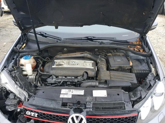 WVWFV7AJ8CW134588 - 2012 VOLKSWAGEN GTI GRAY photo 7