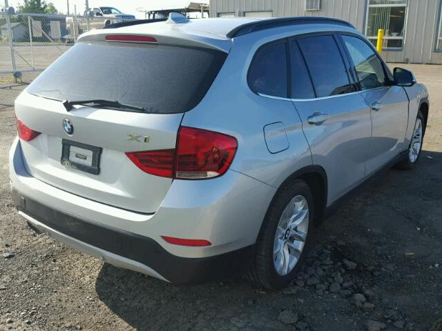 WBAVL1C53FVY32211 - 2015 BMW X1 XDRIVE2 SILVER photo 4