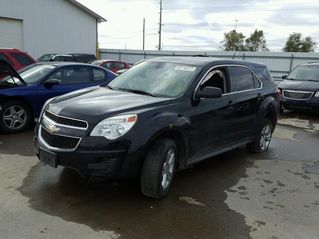 2CNALBEW5A6238645 - 2010 CHEVROLET EQUINOX LS BLACK photo 2