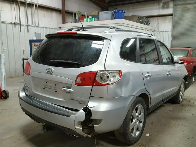 5NMSH13E19H250133 - 2009 HYUNDAI SANTA FE S SILVER photo 4