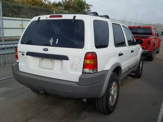 1FMYU04172KD49850 - 2002 FORD ESCAPE XLT WHITE photo 4