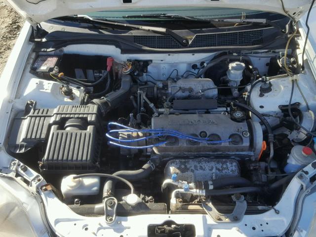 1HGEJ8246YL116817 - 2000 HONDA CIVIC EX WHITE photo 7