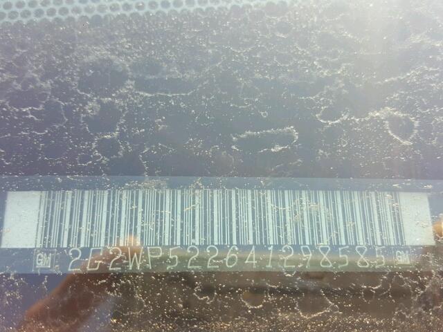 2G2WP522641298585 - 2004 PONTIAC GRAND PRIX RED photo 10