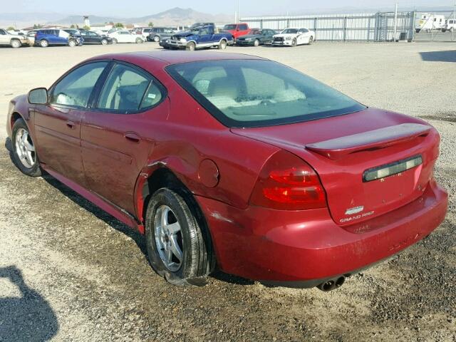 2G2WP522641298585 - 2004 PONTIAC GRAND PRIX RED photo 3