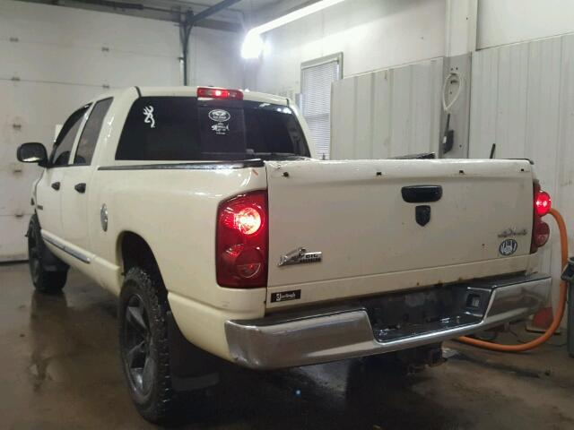 1D7HU18288J210635 - 2008 DODGE RAM 1500 S WHITE photo 3