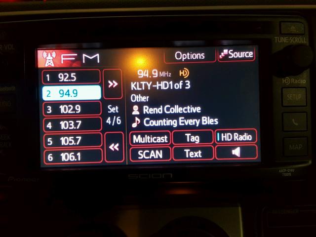 JTLZE4FE1EJ057011 - 2014 TOYOTA SCION XB Qırmızı foto 9