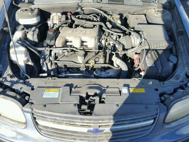 1G1NE52J216187999 - 2001 CHEVROLET MALIBU BLUE photo 7