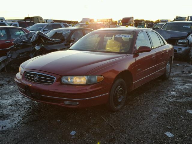 2G4WB52K8W1428875 - 1998 BUICK REGAL მუქწითელი ფოტო 2