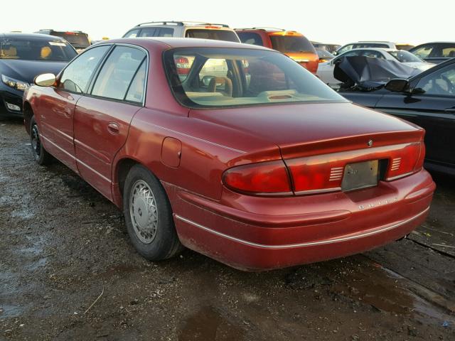 2G4WB52K8W1428875 - 1998 BUICK REGAL მუქწითელი ფოტო 3