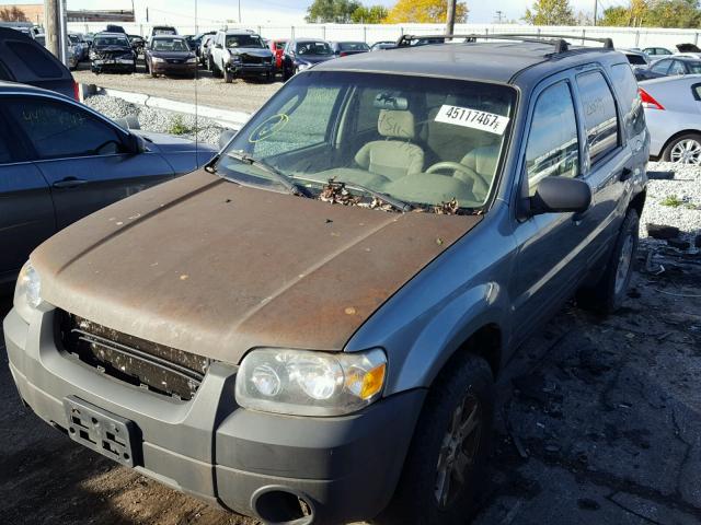 1FMCU03156KA75713 - 2006 FORD ESCAPE XLT GREEN photo 2