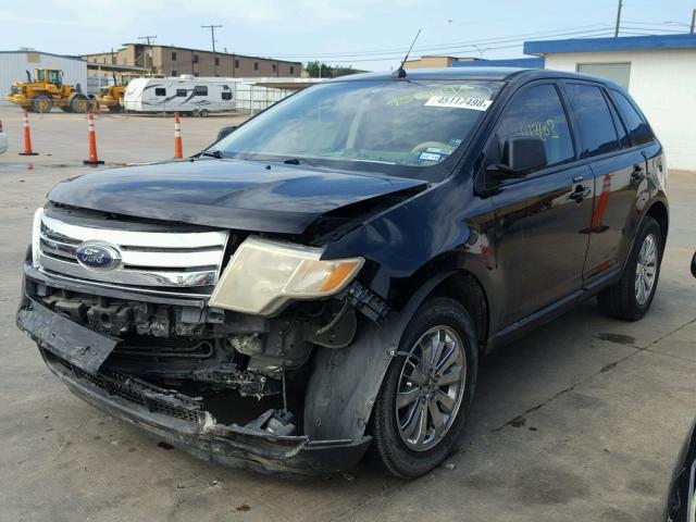 2FMDK39C77BA78970 - 2007 FORD EDGE SEL P BLACK photo 2