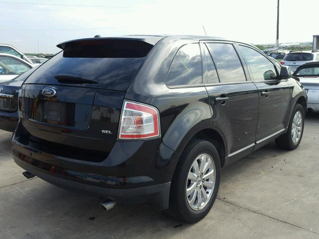 2FMDK39C77BA78970 - 2007 FORD EDGE SEL P BLACK photo 4