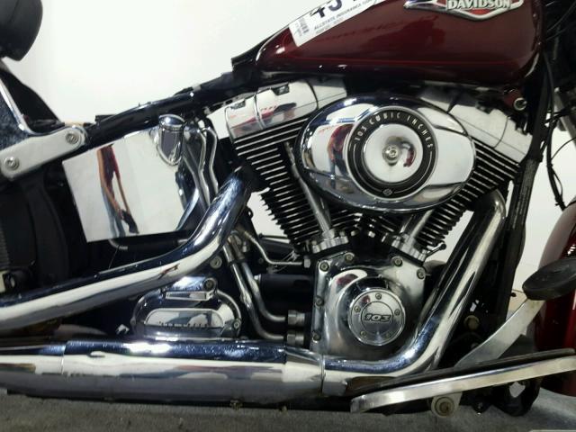 1HD1BWV17EB044168 - 2014 HARLEY-DAVIDSON FLSTC HERI BURGUNDY photo 11