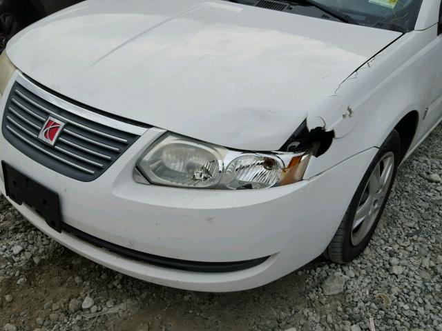 1G8AJ55F26Z204728 - 2006 SATURN ION WHITE photo 9