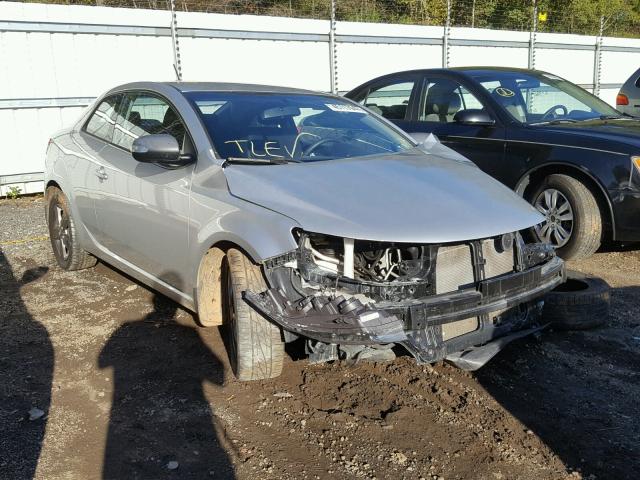 KNAFU6A25A5162872 - 2010 KIA FORTE EX SILVER photo 1