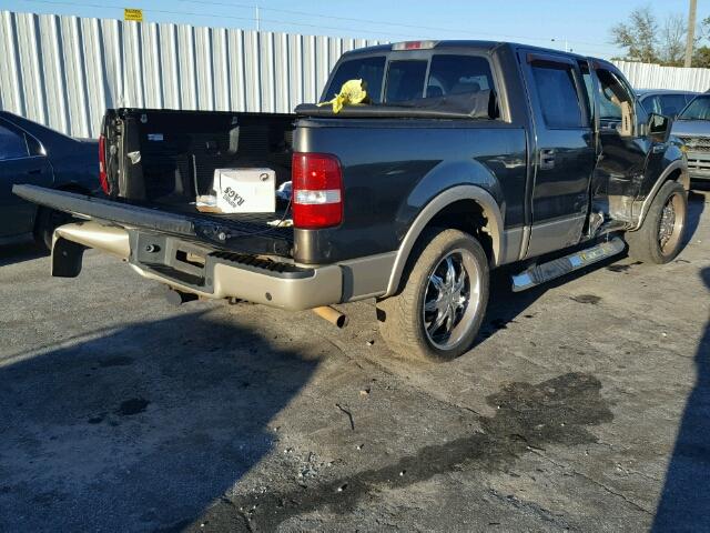 1FTPW12V28FA83080 - 2008 FORD F150 BROWN photo 4