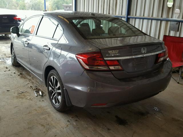 19XFB2F94DE033232 - 2013 HONDA CIVIC EXL GRAY photo 3