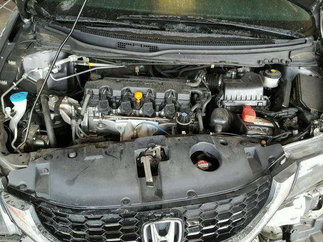 19XFB2F94DE033232 - 2013 HONDA CIVIC EXL GRAY photo 7